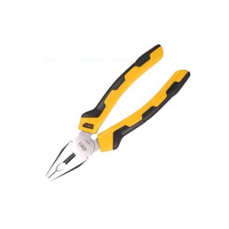 Pinza combinada 8" amarillo/negro