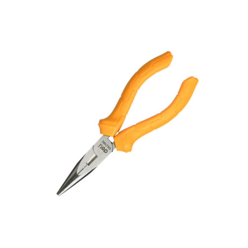 Pinza punta larga 160mm amarillo