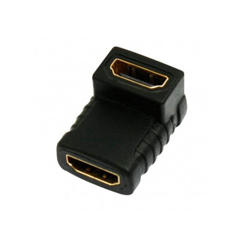 Adaptador HDMI L hembra hembra