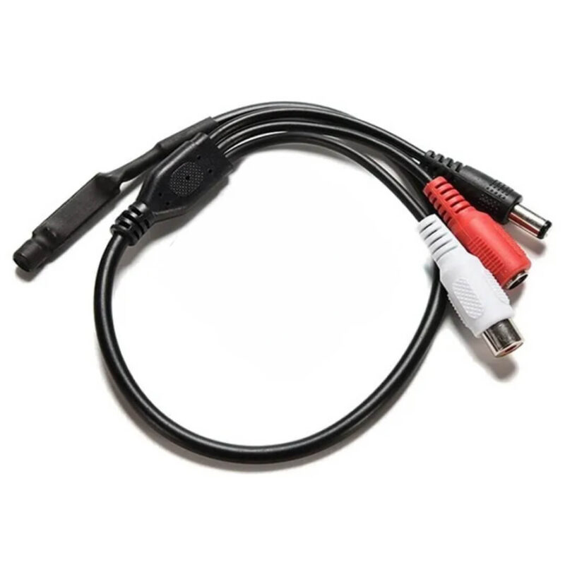 Mini micrófono omnidireccional oculto con DC.