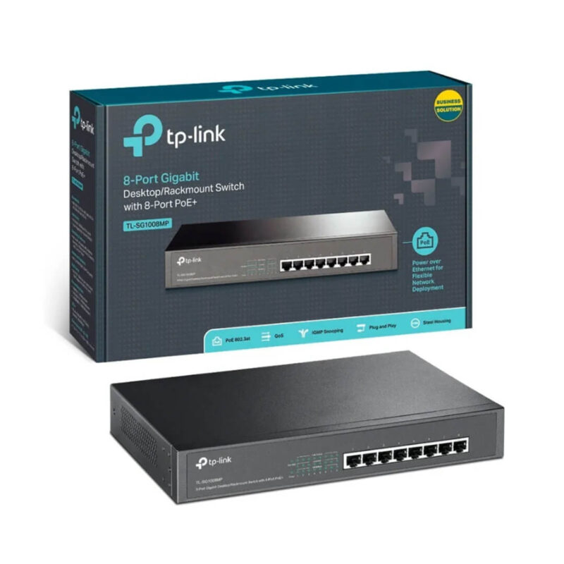 Switch 8 Puertos Gigabit 4 Poe / 4 No Poe